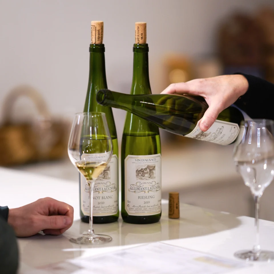 Domaine Allimant-Laugner veinide degusteerimine